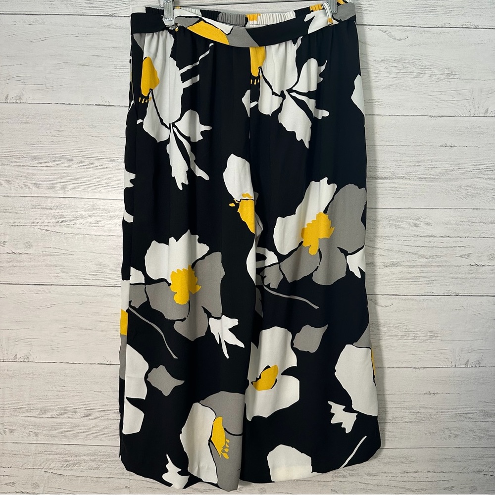 Tahari wide leg cropped pants size XL - Picture 6 of 6